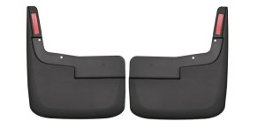 Ford F-150 Mud Guards - Front - Husky Liners - FormFit Design, Impact Resistant Thermoplastic - Black - `21-`23
